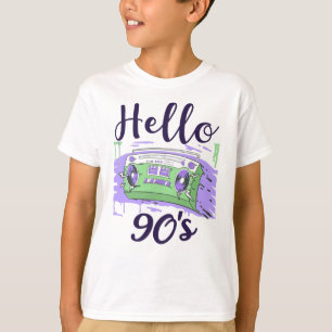 Hello 90s radio cassette recorder T-Shirt