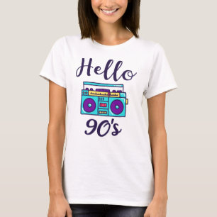 Hello 90s radio cassette recorder T-Shirt