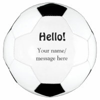 Hello add name message simple minimal business tem