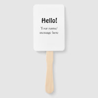 Hello add name message simple minimal business tem
