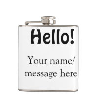 Hello add name message simple minimal business tem