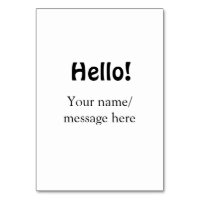 Hello add name message simple minimal business tem