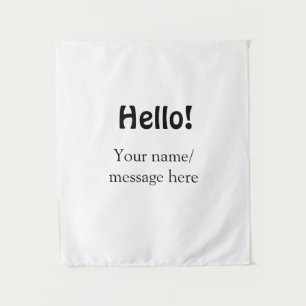 Hello add name message simple minimal business tem tapestry
