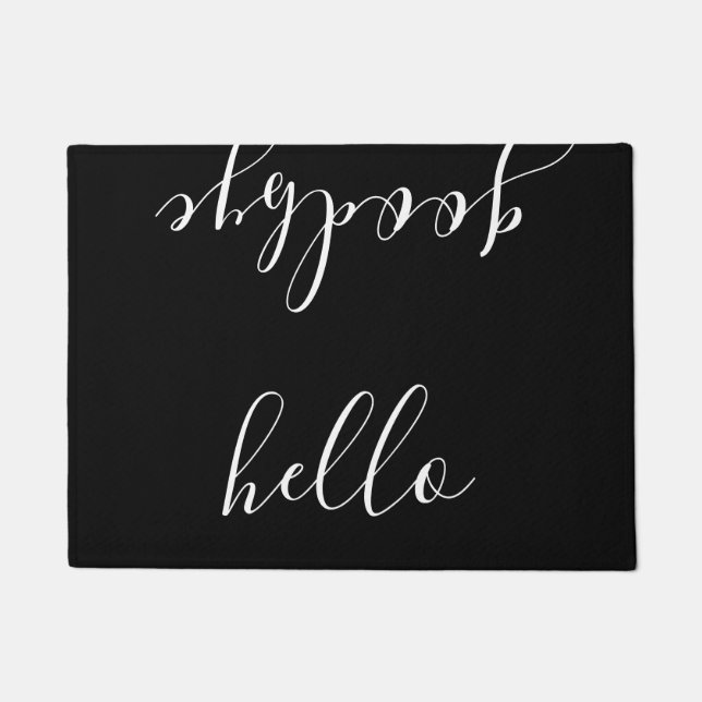 Hello and Goodbye Doormat (Front)