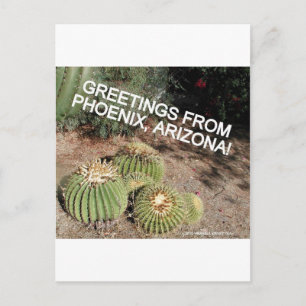 HELLO AND WELCOME TO PHOENIX ARIZONA POSTCARD