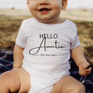 Baby girl clothes hot sale with aunt sayings