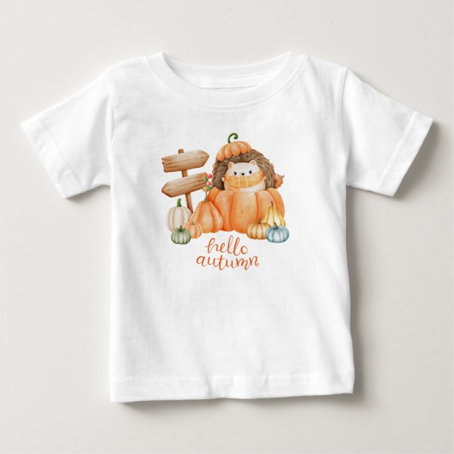 Hello autumn  baby T-Shirt (Front)
