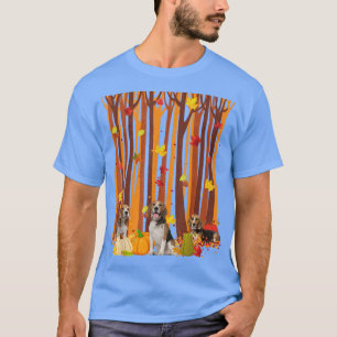 Hello Autumn Beagle Maple Leaf Fall Pumpkin Mens W T-Shirt