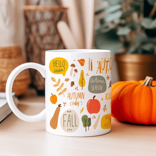 Hello Autumn Coffee Mug (Creator Uploaded)