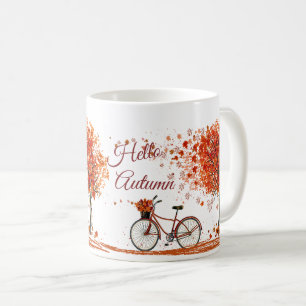 "Hello Autumn" coffee mug