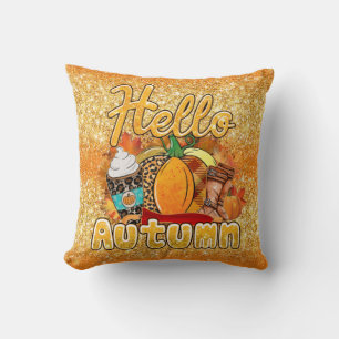 Hello Autumn Customise Colour  Cushion