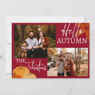 Hello Autumn: From Our Family to Yours Holiday Card