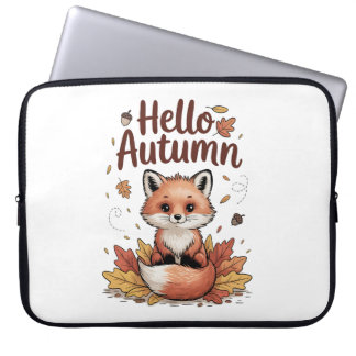 Hello Autumn Laptop Sleeve