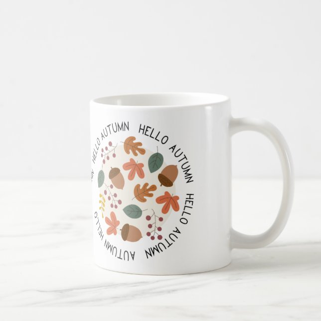 Hello Autumn Mug  (Right)