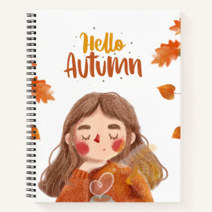 Hello Autumn Spiral Notebook – Cosy & Creative