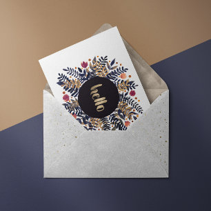 Hello autumn vibes Card