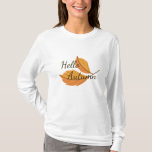 Hello Autumn - Vibrant Fall Foliage Collection T-Shirt