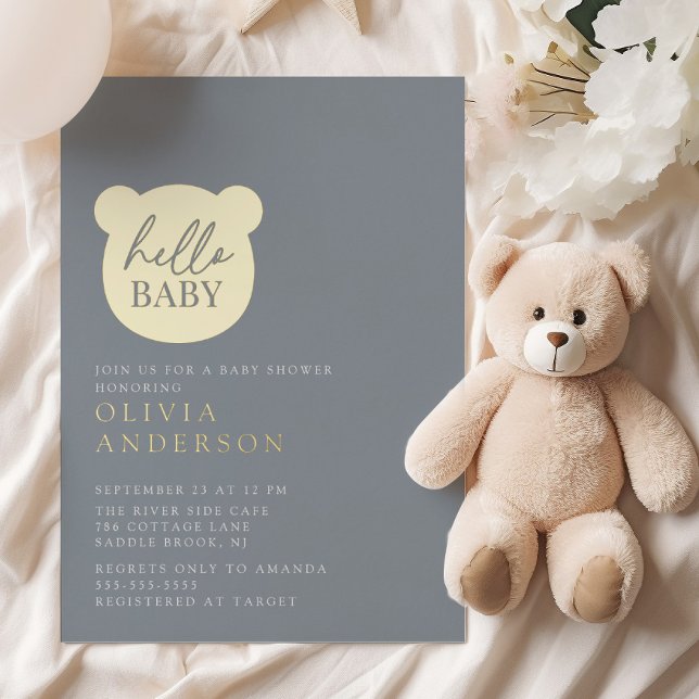 Hello Baby Bear Baby Shower (Creator Uploaded)