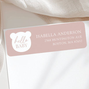 Hello Baby Bear Baby Shower Address