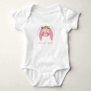 Hello baby bodysuit