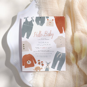 Hello Baby Boho Clothes Boy Baby Shower Budget