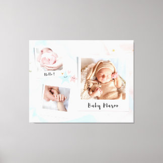 Hello baby canvas print