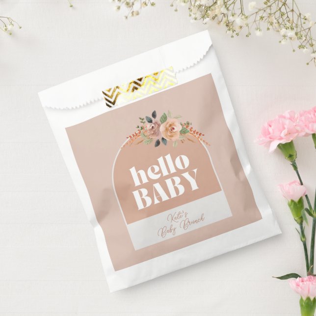 Hello Baby customised shower  Favour Bags (Sealed)
