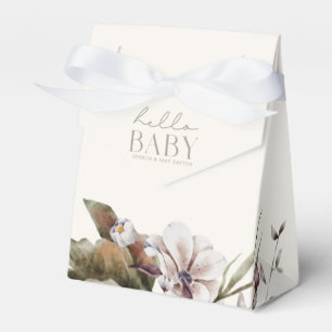 HELLO BABY   Minimalist Sage & Ivory  Favour Box