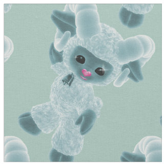 Hello Baby Plush Toy Ram Country Green Fabric