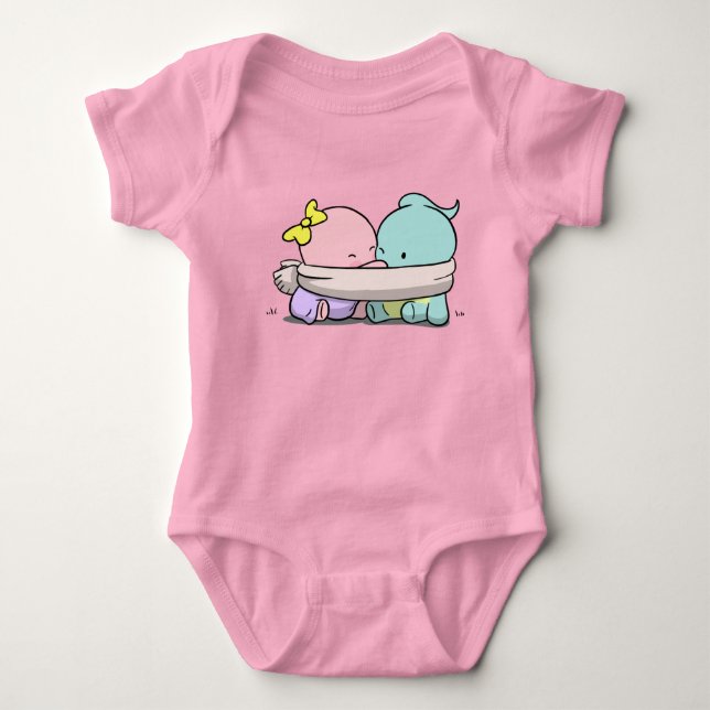 Hello Baby Pou Bodysuit (Front)