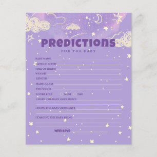Hello Baby Purple Dream Prediction For Baby Shower