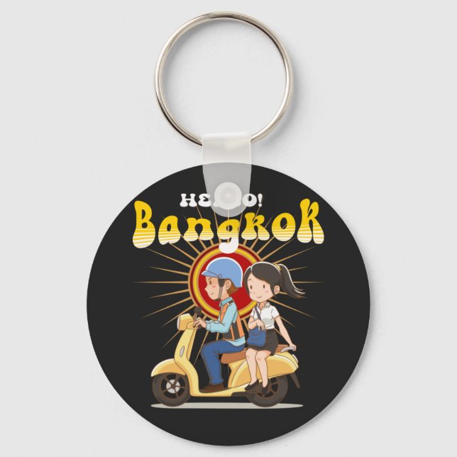 Hello bangkok key ring (Front)