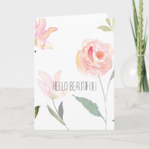 Hello Beautiful Card