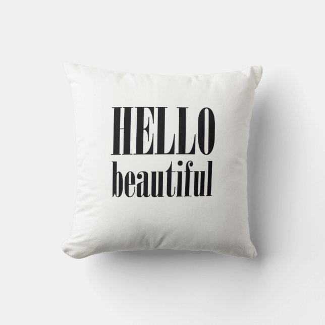 HELLO Beautiful Cushion (Front)