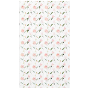 Hello Beautiful Watercolor Floral Tablecloth