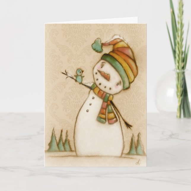 Hello Bluebird - Christmas card (Front)