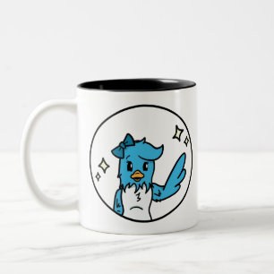 Hello Bluebird Two-Tone Coffee Mug