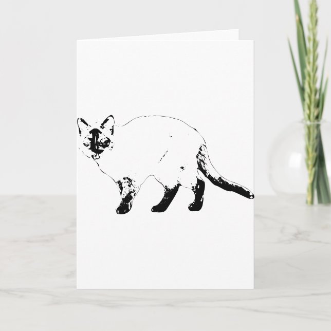Hello Bold, Cat Line Card (Front)
