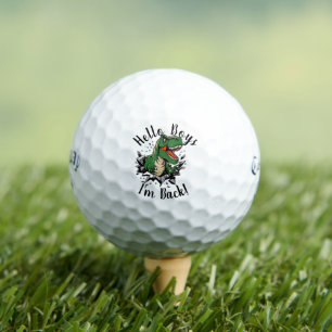 Hello Boys Im Back Dino Golf Balls - Callaway Gift