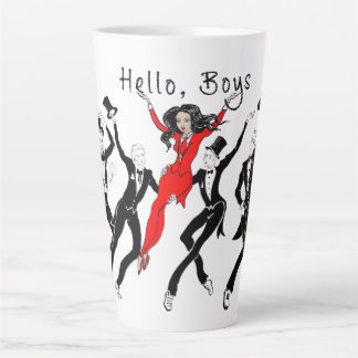 Hello, Boys  Large Latte Mug