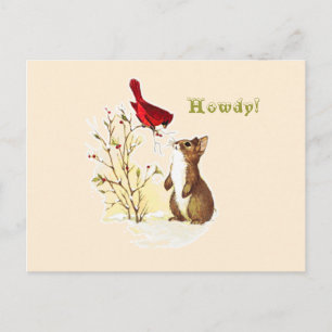 Hello Bunny Postcard