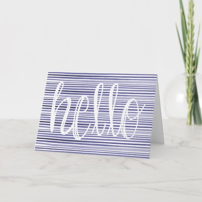Hello Card (Front)