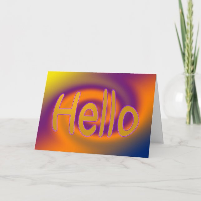 hello card (Front)