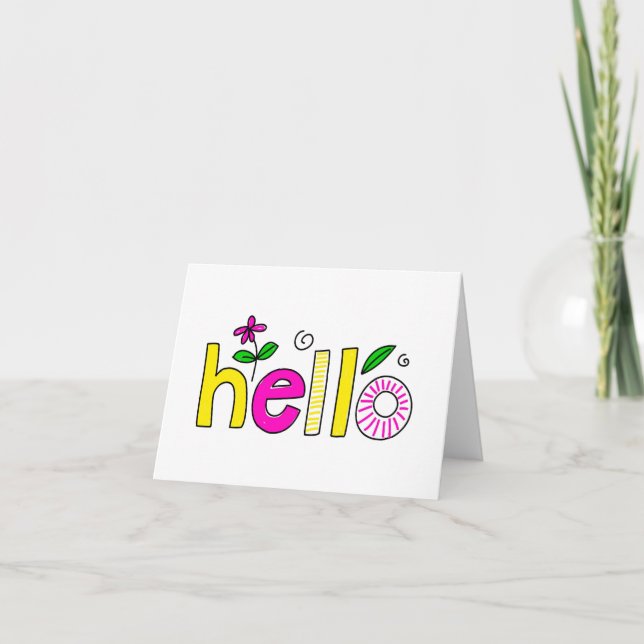 hello card (Front)