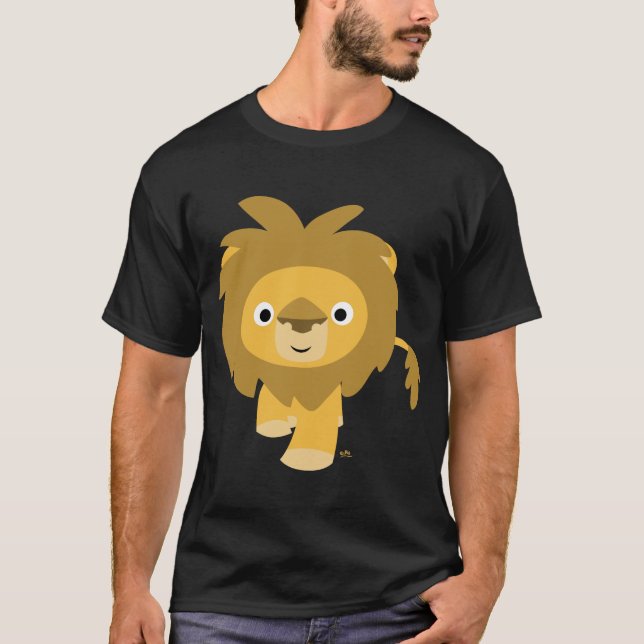 Hello!! Cartoon Lion T-shirt (Front)