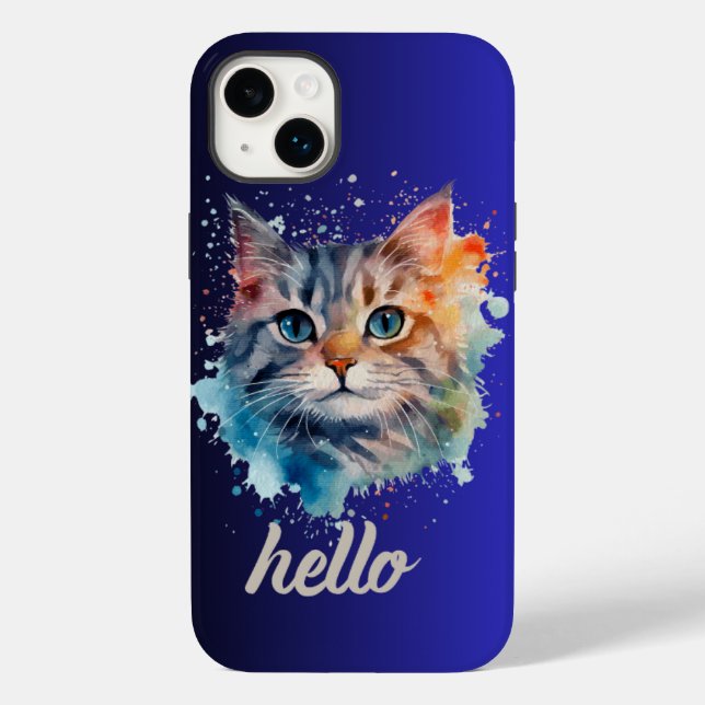 Hello Cat IPhone Case  (Back)