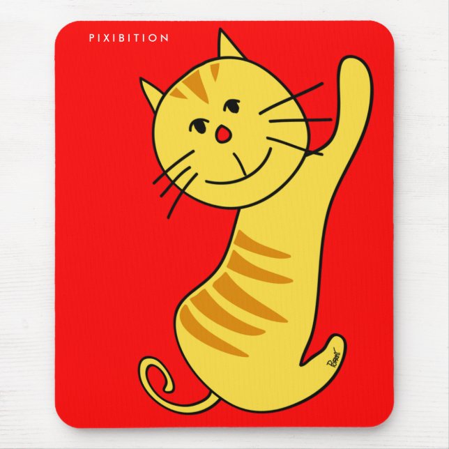 Hello Cat Mousepad (Front)