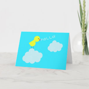 Hello Chick! Greeting Card