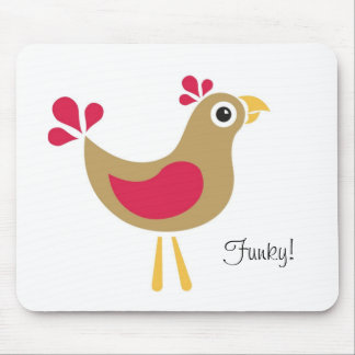 Hello Chicken! Funky Chicken Mouse Mat