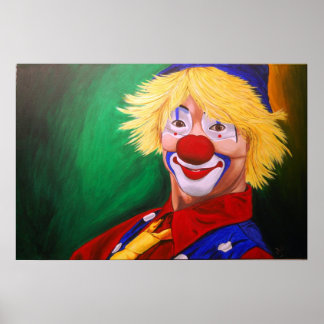 Hello Clown Poster